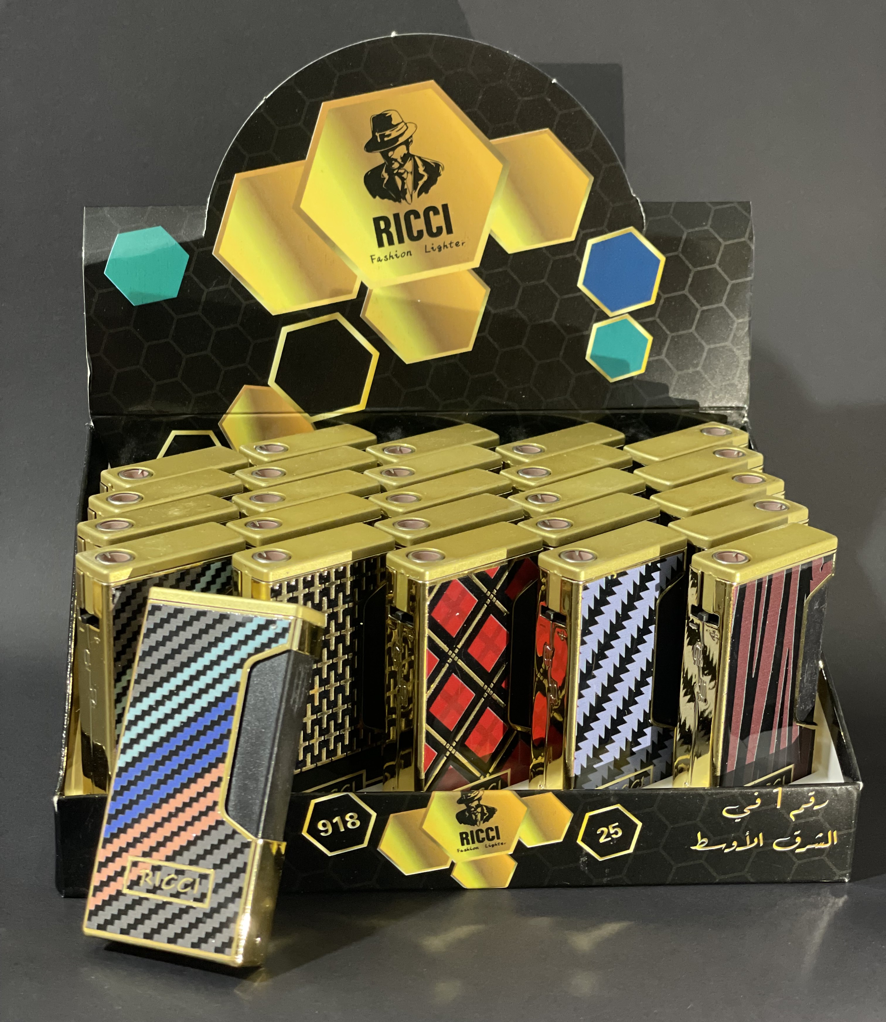 فندک اتمی ریچی کد 918 بسته 25 عددی (75000 تومان)