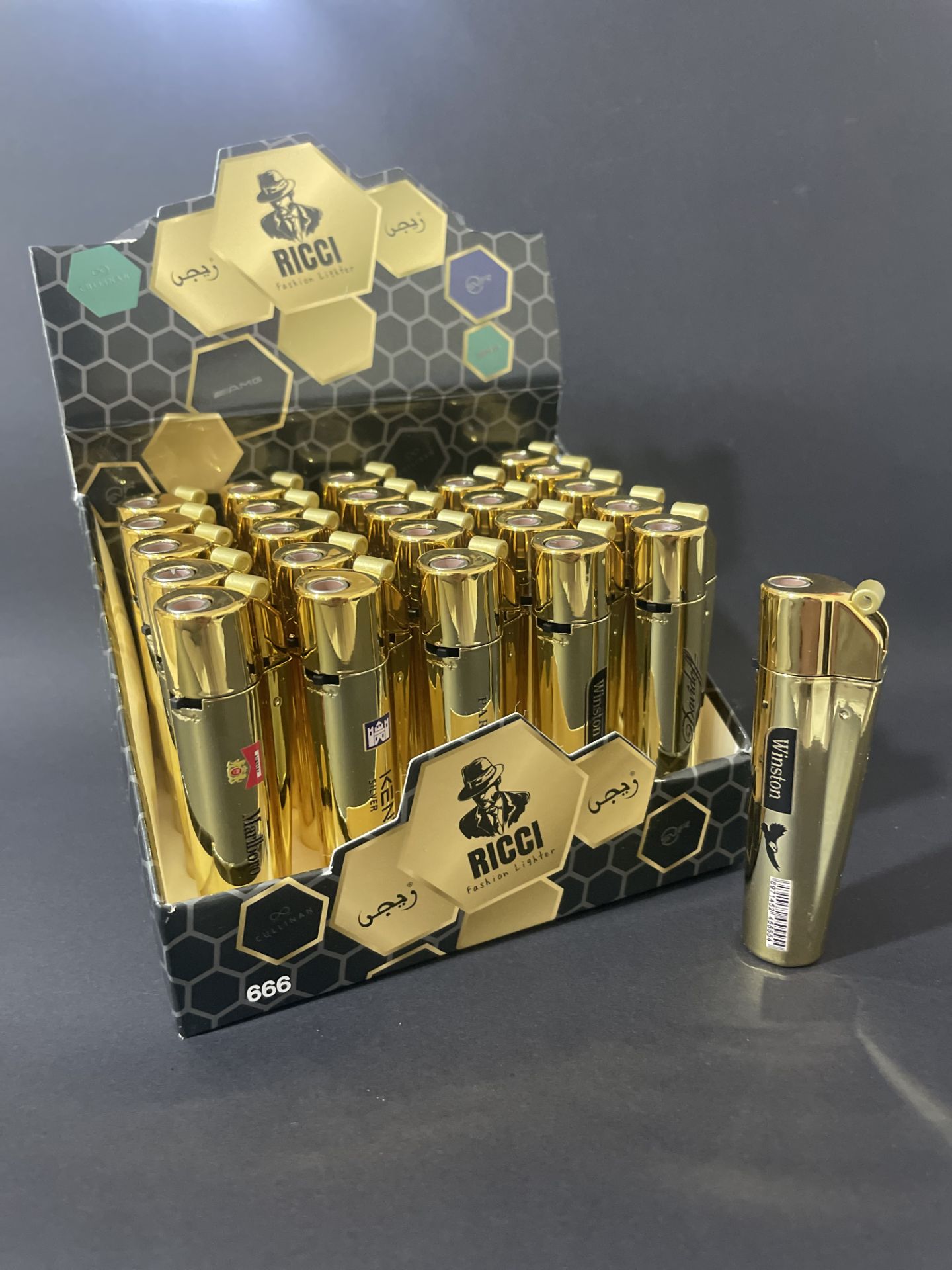 فندک اتمی کد 666 بسته 25 عددی (75000 تومان)